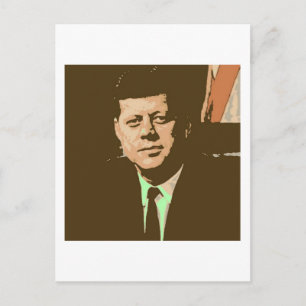 John F Kennedy Postkarte