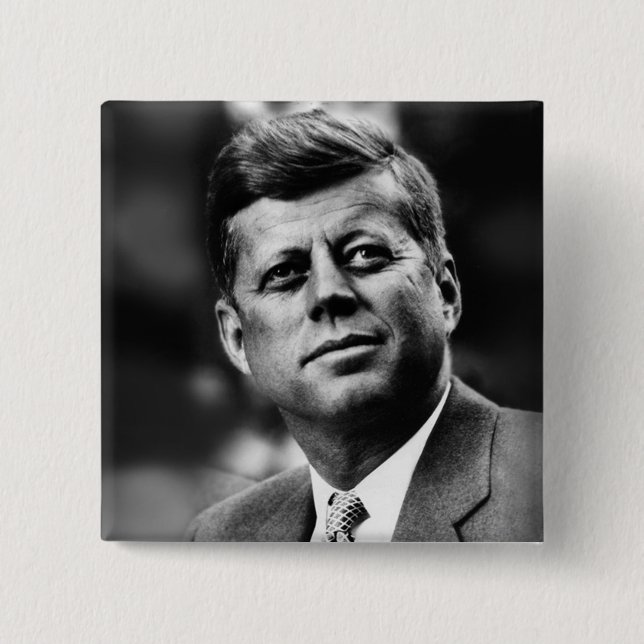 John F Kennedy Präsident Button (Vorderseite)
