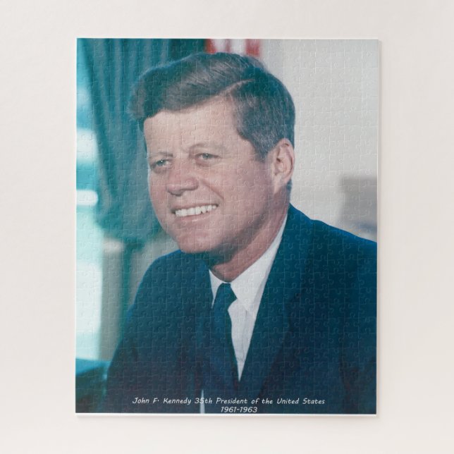 John F. Kennedy Präsident der Vereinigten Staaten Puzzle (Vertikal)