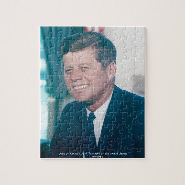John F. Kennedy Präsident der Vereinigten Staaten Puzzle (Vertikal)