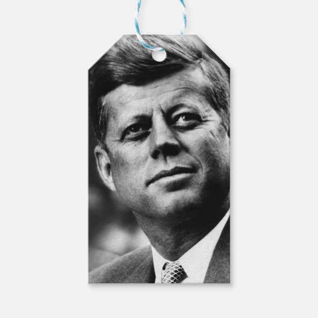John F Kennedy Präsident Geschenkanhänger (Vorderseite)