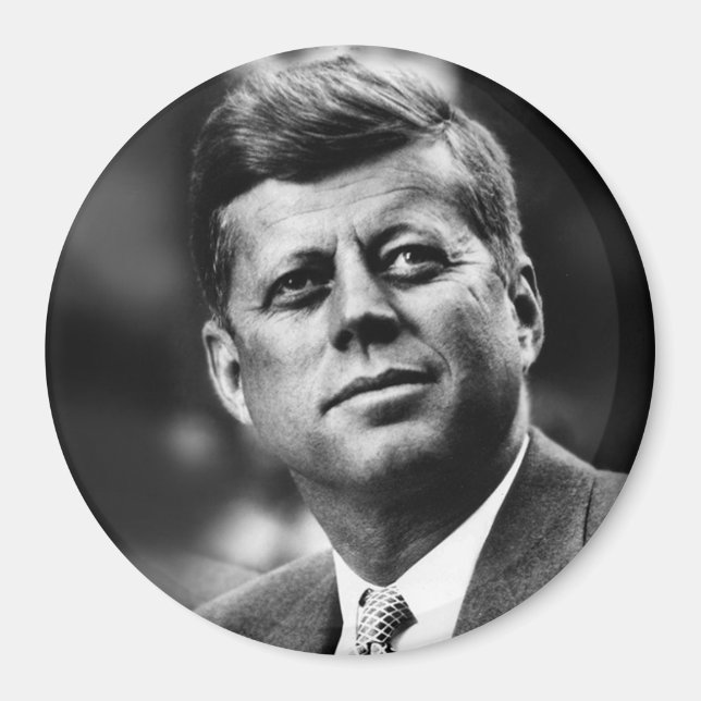 John F Kennedy Präsident Magnet (Vorne)
