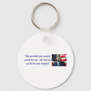 John F Kennedy Schlüsselanhänger