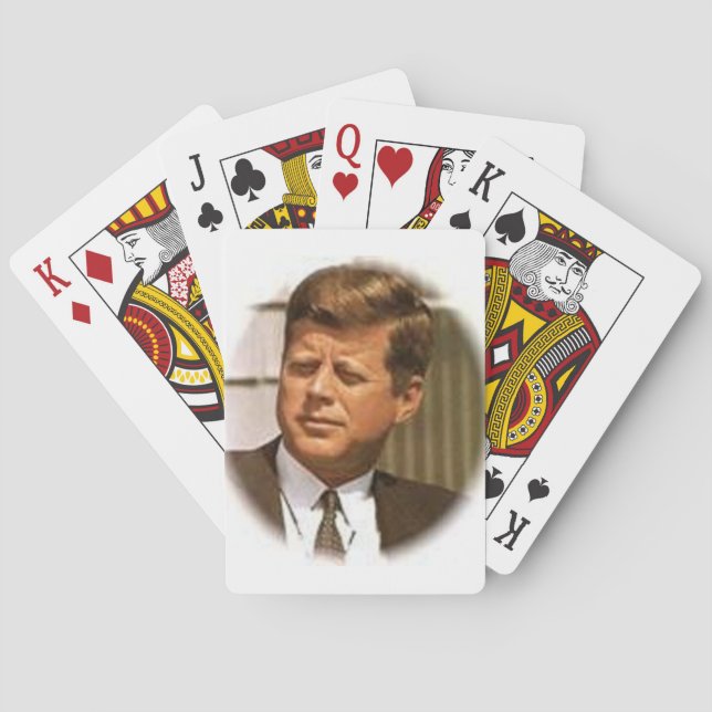John F Kennedy Spielkarten (Rückseite)