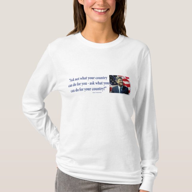 John F. Kennedy T-Shirt (Vorderseite)