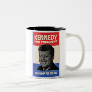John F. Kennedy Zweifarbige Tasse