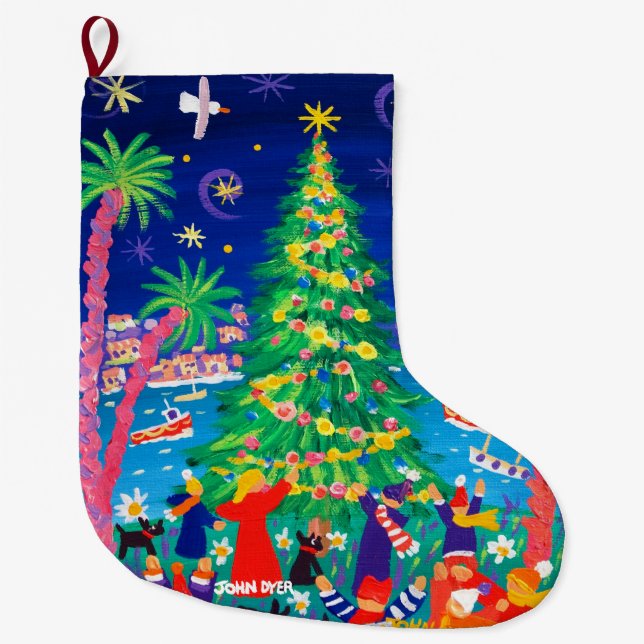 John-Farbstoff-WeihnachtsStrumpf Großer Weihnachtsstrumpf (Vorderseite)