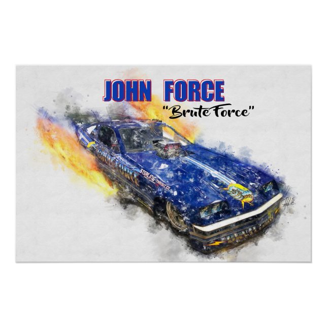 John Force Brute Force Poster (Vorderseite)