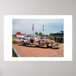 John Force Top Fuel Funny Craft Body Poster