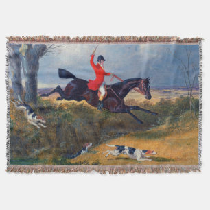 John Frederick Herring Fuchsjagd Überwinden eines Decke