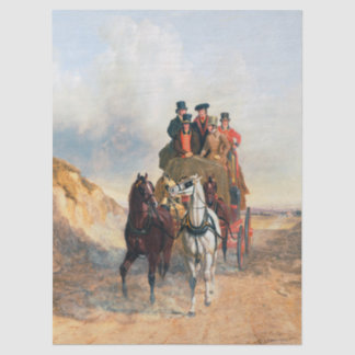 John Frederick Herring | Royal Mail Coach Seidenpapier