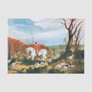 John Frederick Herring Snr Die Suffolkjagd. Seidenpapier