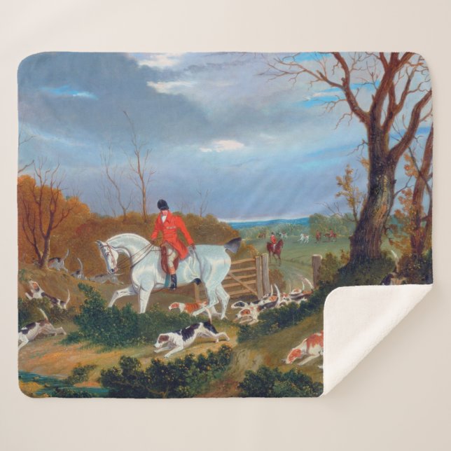 John Frederick Herring The Suffolk Hunt 1833 Sherpadecke (Vorderseite (Horizontal))