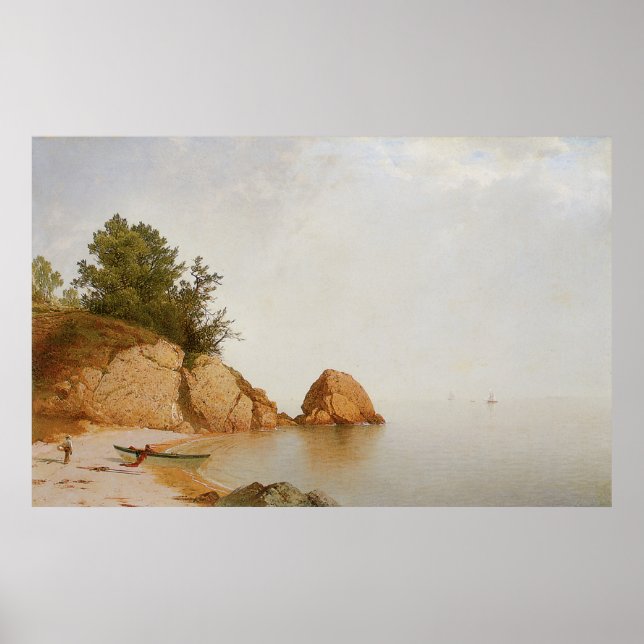 John Frederick Kensett Beach bei Beverly Poster (Vorne)
