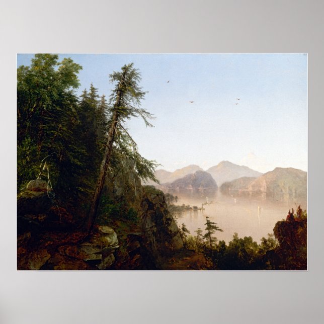 John Frederick Kensett über den Hudson Poster (Vorne)