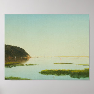 John Frederick Kensett - View of the Shrewsbury Poster