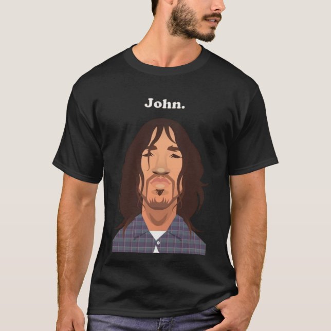 John Frusciante Illustrated T-Shirt – Artistic (Vorderseite)