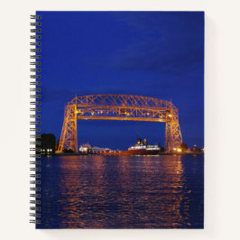 John G. Munson & Duluth Aerial Lift Bridge Notizbuch