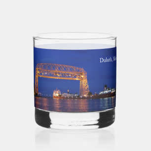 John G. Munson Duluth, Minnesota glass Whiskyglas