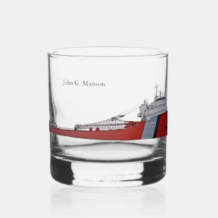 John G Munson glass Whiskyglas