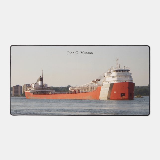 John G. Munson Schreibtischmatte (Vorderseite)