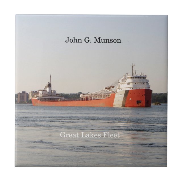 John G. Munson tile Fliese (Vorderseite)