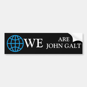 John Galt Autoaufkleber