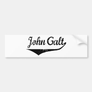 John Galt Autoaufkleber