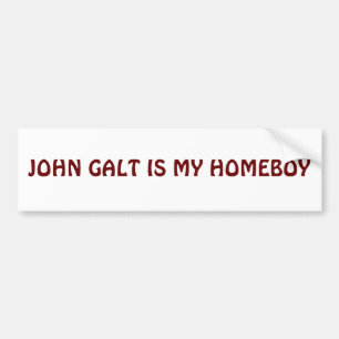 JOHN GALT IST MEIN HOMEBOY AUTOAUFKLEBER