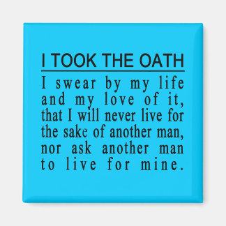 John Galt Oath-Magnet Magnet
