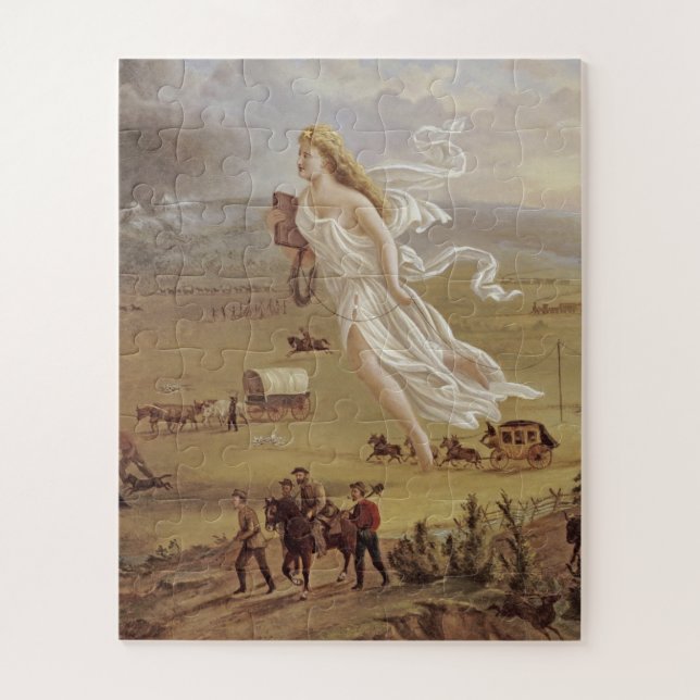 John Gast - American Progress Puzzle (Vertikal)