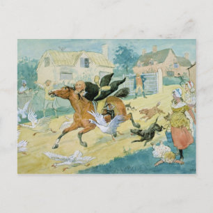 John Gilpin reitet auf Edmonton Postkarte