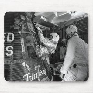 John Glenn, der Raumfahrzeug der Freundschafts-7 Mousepad
