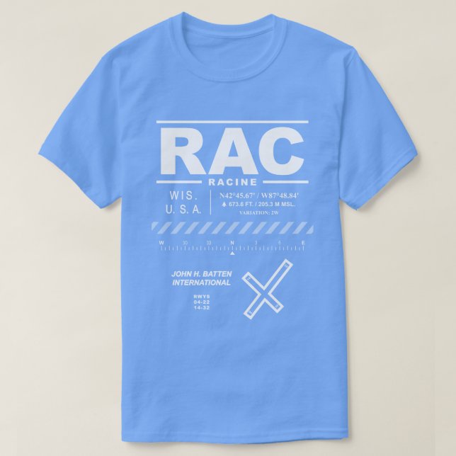 John H. Batten International Airport RAC T - Shirt (Design vorne)
