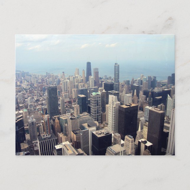 John Hancock Centre und Trump Tower, Chicago Postkarte (Vorderseite)