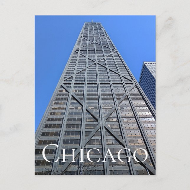 John Hancock Gebäude Chicago, Illinois Postkarte (Vorderseite)