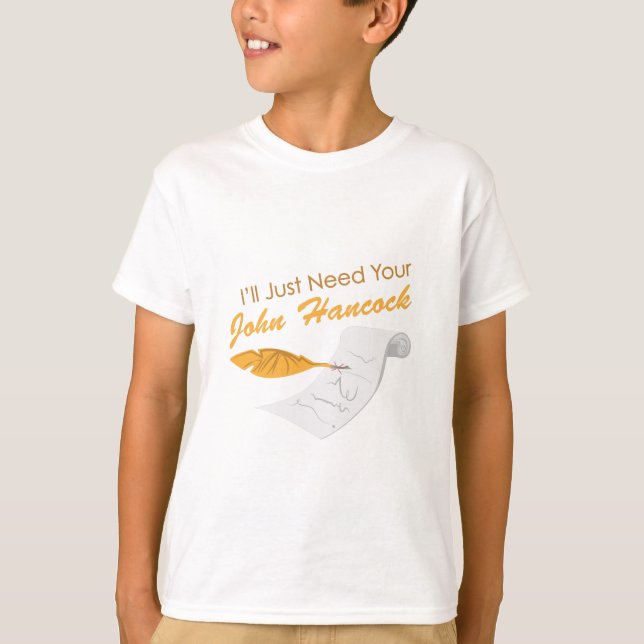 John Hancock T-Shirt (Vorderseite)