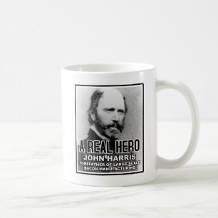 John Harris Bacon Held Held Funny Tasse