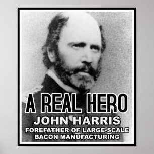 John Harris Bacon Held Held Lustig Poster