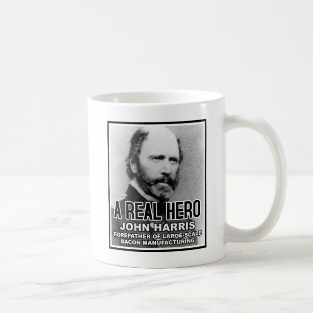 John Harris Bacon Hero Funny Mug Tasse (Rechts)
