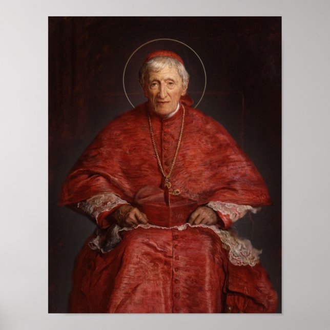 John Henry Newman, gesegnet Poster (Vorne)