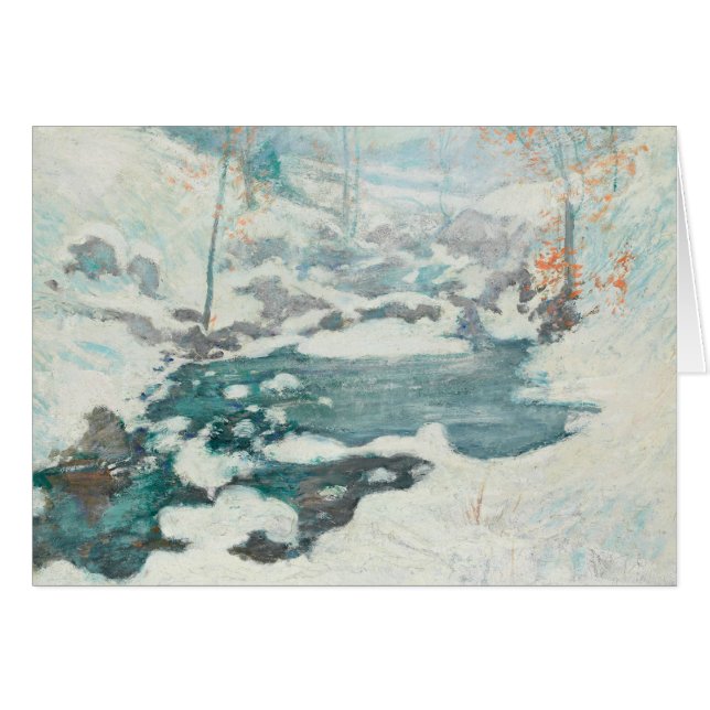 John Henry Twachtman - Icebound (Vorderseite (Horizontal))