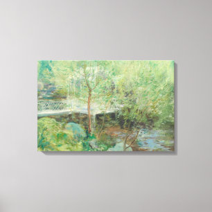 John Henry Twachtman - The White Bridge Leinwanddruck