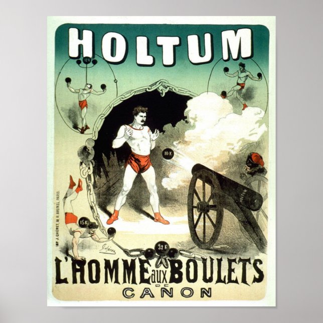 John Holtum Circus Strongman Poster (Vorne)