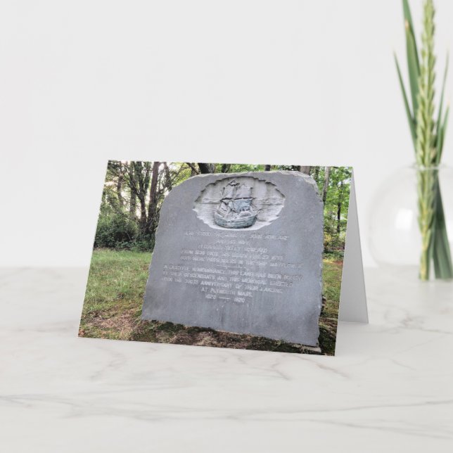 John Howland Homestead Karte (Vorderseite)