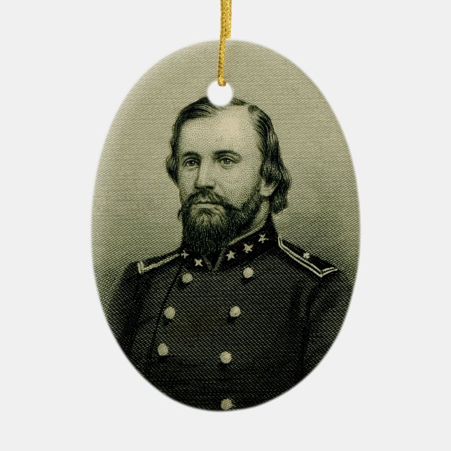 John Hunt Morgan Keramik Ornament (Vorne)