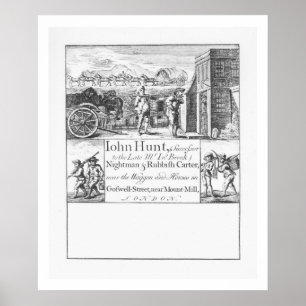 John Hunt, Nightman und Rubbish Carter, in der Näh Poster