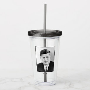 John Jack Kennedy, das Weiße Haus des Präsidenten  Acryltrinkbecher