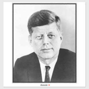 John Jack Kennedy, das Weiße Haus des Präsidenten  Aufkleber