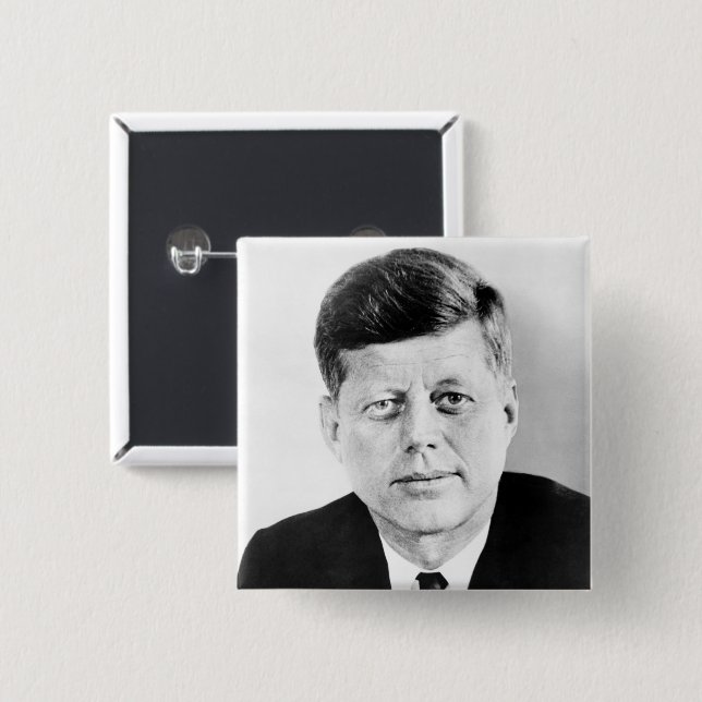 John Jack Kennedy, das Weiße Haus des Präsidenten  Button (Vorne & Hinten)